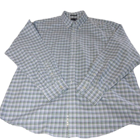 Land's End Casual Button Down Shirt XXL - Picture 2 of 7